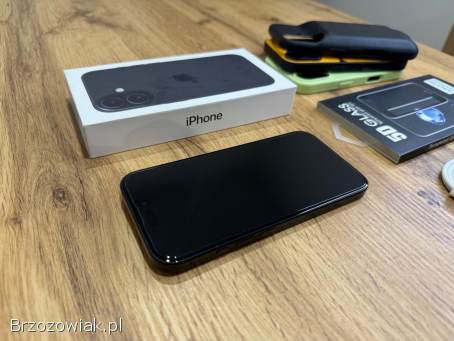 Okazja!  Iphone 16 -  Czarny!  Rewelacyjny Stan!  Polecam!  Gwarancja!