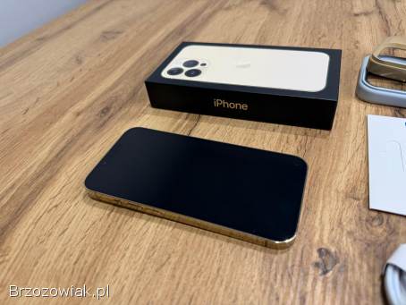 Okazja!  Iphone 13 Pro Złoty!  Gwarancja!  Super Stan!  Kondycja 100!