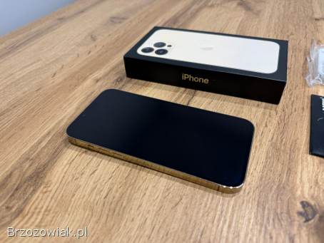 Okazja!  Iphone 13 Pro Max Złoty!  Ideał!  Gwarancja!  Bateria 100!  256GB!
