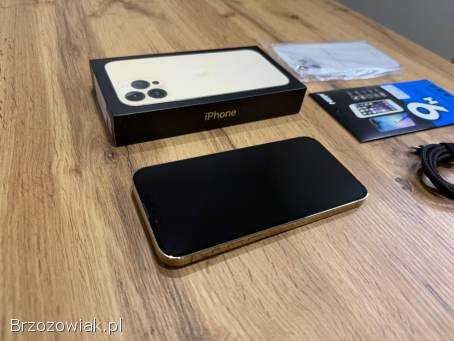 Okazja!  Iphone 13 Pro Max Złoty!  Ideał!  Gwarancja!  Bateria 100!  256GB!
