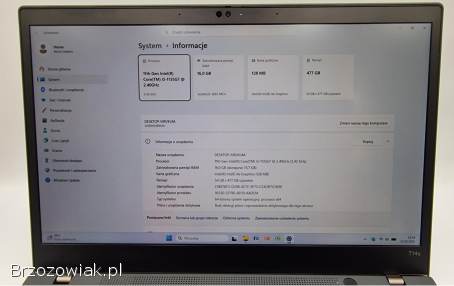 Lenovo ThinkPad T14s Gen 2 Full HD IPS 400 nit i5-1135G7 16GB Ram 512GB SSD Win1