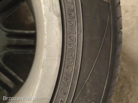 4x felga aluminiowa z oponami letnimi r16