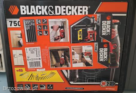 Wiertarka 750 W Black&Decker KR705KA40 + walizka