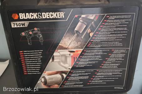 Wiertarka 750 W Black&Decker KR705KA40 + walizka