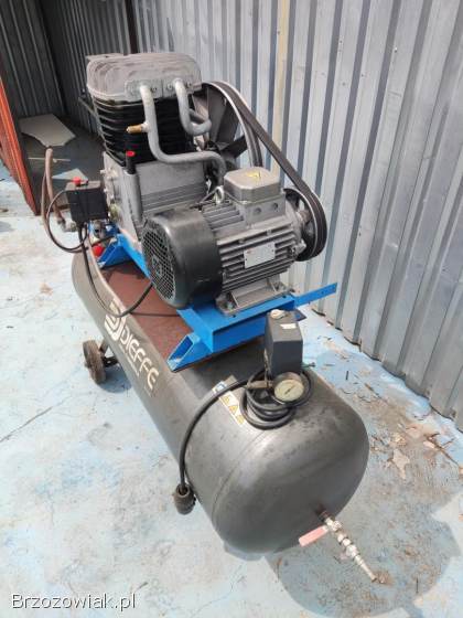 Kompresor tłokowy 200L 5.  5 kW 400V – sprawny,  mocny warsztatowy