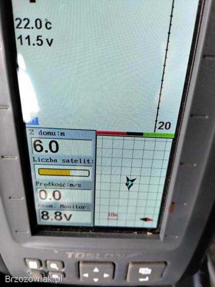 ŁÓDKA ZANĘTOWA GPS + TOSLON + MOCNE AKUMULATORY – STAN IDEALNY