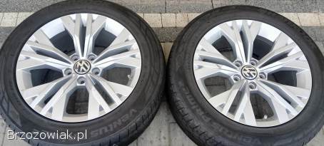 4 koła ALUFELGI 17 oryg VW PASSAT 5x112 + opony lato HANKOK