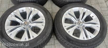 4 koła ALUFELGI 17 oryg VW PASSAT 5x112 + opony lato HANKOK