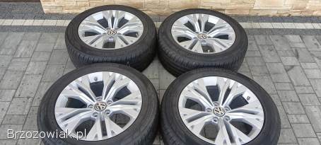 4 koła ALUFELGI 17 oryg VW PASSAT 5x112 + opony lato HANKOK