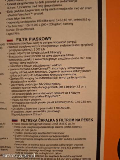Basen stelażowy 8000L