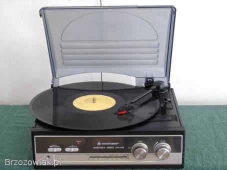 Gramofon z radiem głośniki sprawny WYSYŁKA.