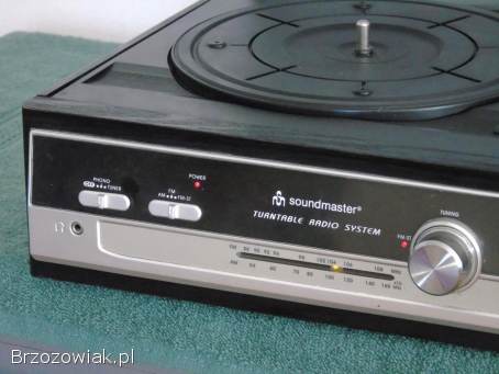 Gramofon z radiem głośniki sprawny WYSYŁKA.
