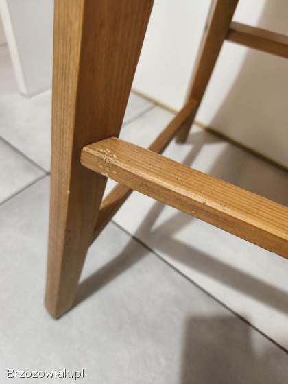 Krzesełko dziecięce Ikea INGLOF bejca patynowa