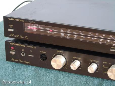 Wzmacniacz i Tuner Grundig SV i ST 1000 Vintage.  DOSTAWA