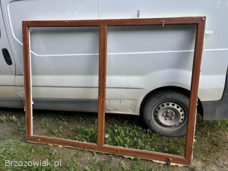 Sprzedam okno PCV 200 x 147,  5 (wys) ZŁOTY DĄB