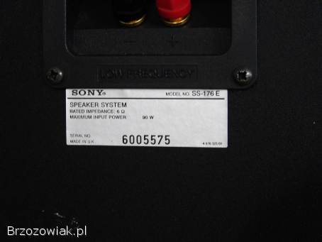 Kolumny Sony SS-176E ładne i sprawne.  DOSTAWA