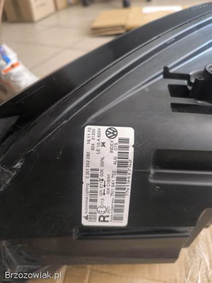 Oryginalna Lampa Prawa Bi-Xenon LED Skrętna VW Sharan 7N 10-15r.  ładna