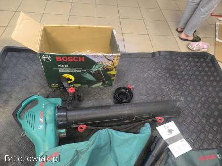 Odkurzacz i dmuchawa do liści Bosch ALS 25 (2500W) – kompletny zestaw w kartonie