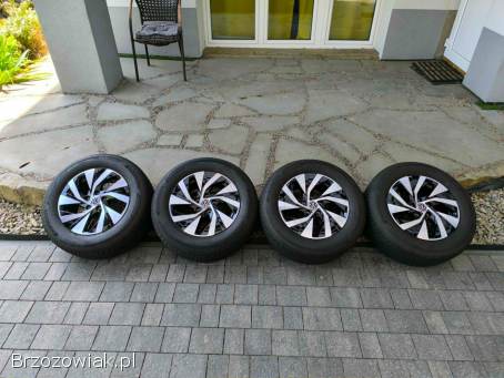 Alufelgi 16 5x112 opony letnie 225/60R16 VW T-Roc Bilbao koła NOWE
