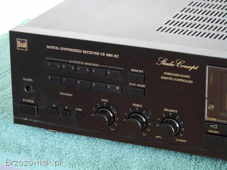 Wzmacniacz z radiem Dual CR-9065 mocny i sprawny.  DOSTAWA