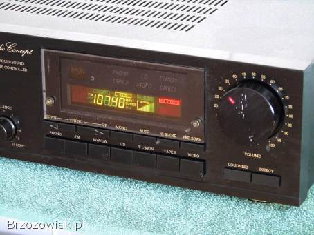 Wzmacniacz z radiem Dual CR-9065 mocny i sprawny.  DOSTAWA