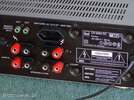 Wzmacniacz z radiem Dual CR-9065 mocny i sprawny.  DOSTAWA