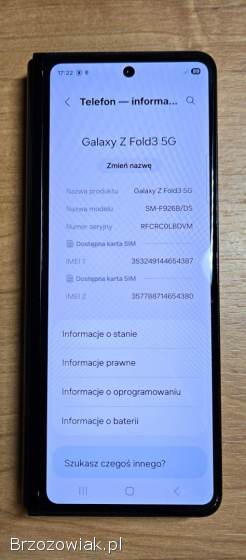 Samsung galaxy Z Fold 3