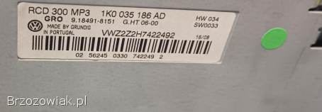 Radio fabryczne MP3 GOLF V JETTA EOS PASSAT CADDY IDEALNE