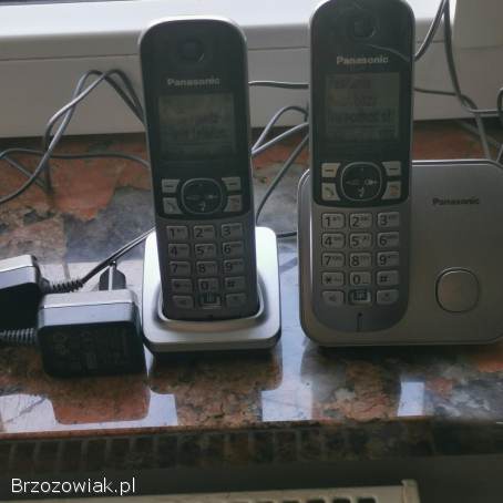 Telefon bezprzewodowy (Stacjonarny) Panasonic KX-TG6812 Czarny 2 słuchawki
