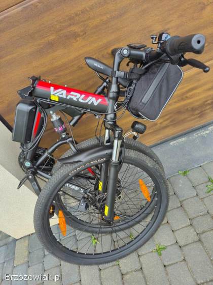 NOWY Składany rower elektryczny MTB VARUN 26 250W 55NM 80KM