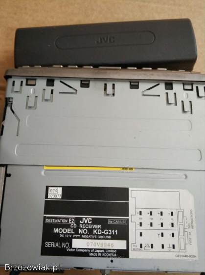 Radio samochodowe JVC KD-G311 CD MP3 AUX Sprawne