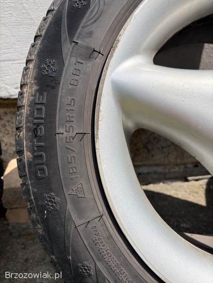 Felgi aluminiowe Ratin + opony 195/60 R15 – komplet 4 szt,  Opel Astra