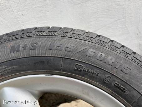 Felgi aluminiowe Ratin + opony 195/60 R15 – komplet 4 szt,  Opel Astra