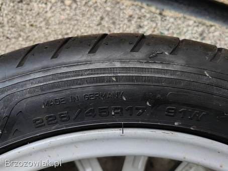 ALUFELGI 17 SKODA -  VW -  SEAT Z OPONAMI GOODYEAR 225/45R17 ROK 2024