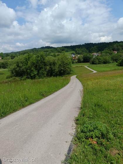 Działka budowlana w spokojnym,  widokowym miejscu Domaradz.