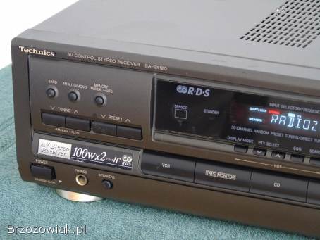 Wzmacniacz z radiem Technics SA-EX 120 sprawny i mocny 2x 100 wat.  DOSTAWA