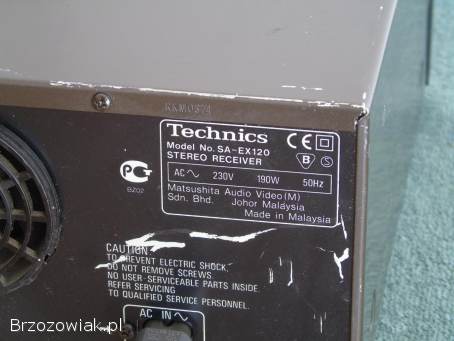 Wzmacniacz z radiem Technics SA-EX 120 sprawny i mocny 2x 100 wat.  DOSTAWA