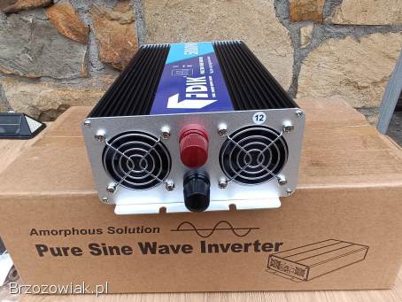 Przetwornica Falownik 5000W 12V na 220V -  Czysta Sinusoida mocny