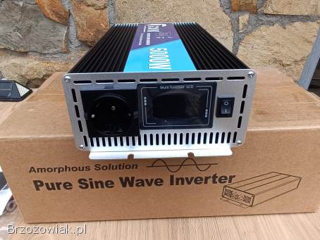 Przetwornica Falownik 5000W 12V na 220V -  Czysta Sinusoida mocny