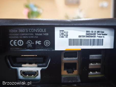 Xbox 360 SLIM Trinity RGH,  HDD 500GB!  +GRY+ 2x Pad + Zasilacz + Kinect!