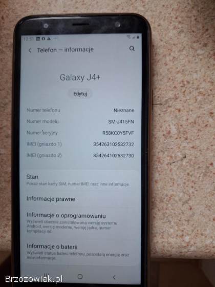 Telefon samsung galaxy j4+