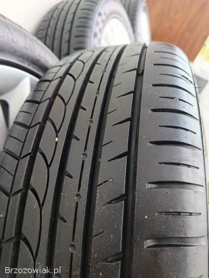 Oryginalne Alufelgi z Oponami Fiat Linea 4X98 Świeże opony (DOT5124)