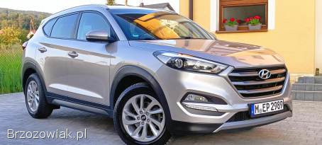 Hyundai TUCSON 2,  0CRDI 136KM nawigacja kamera,  czujniki,  full ASO,  2017
