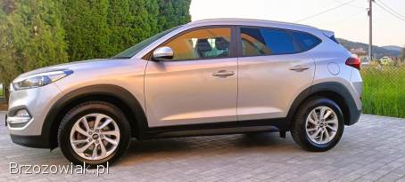 Hyundai TUCSON 2,  0CRDI 136KM nawigacja kamera,  czujniki,  full ASO,  2017