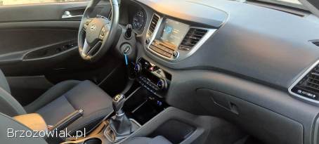 Hyundai TUCSON 2,  0CRDI 136KM nawigacja kamera,  czujniki,  full ASO,  2017