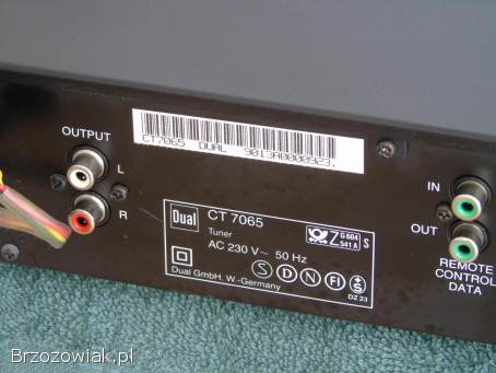 Tuner radiowy Dual CT-7065 sprawny i ładny.  WYSYŁKA.