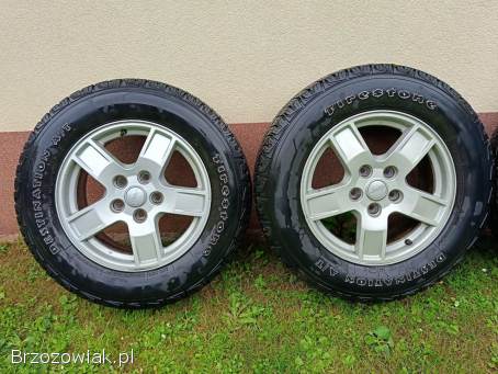 5 x alufelgi R17 Jeep 5x127 z oponami AT Firestone Destination 245/65