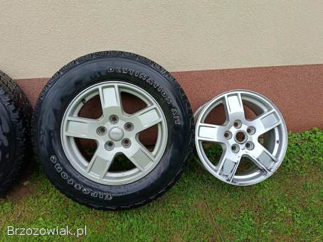 5 x alufelgi R17 Jeep 5x127 z oponami AT Firestone Destination 245/65