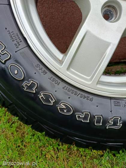 5 x alufelgi R17 Jeep 5x127 z oponami AT Firestone Destination 245/65