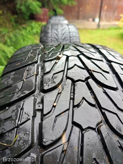 Alufelgi chromowane Akuza 22 R22 Belle 761 5x127 + opony Nexen 265/35